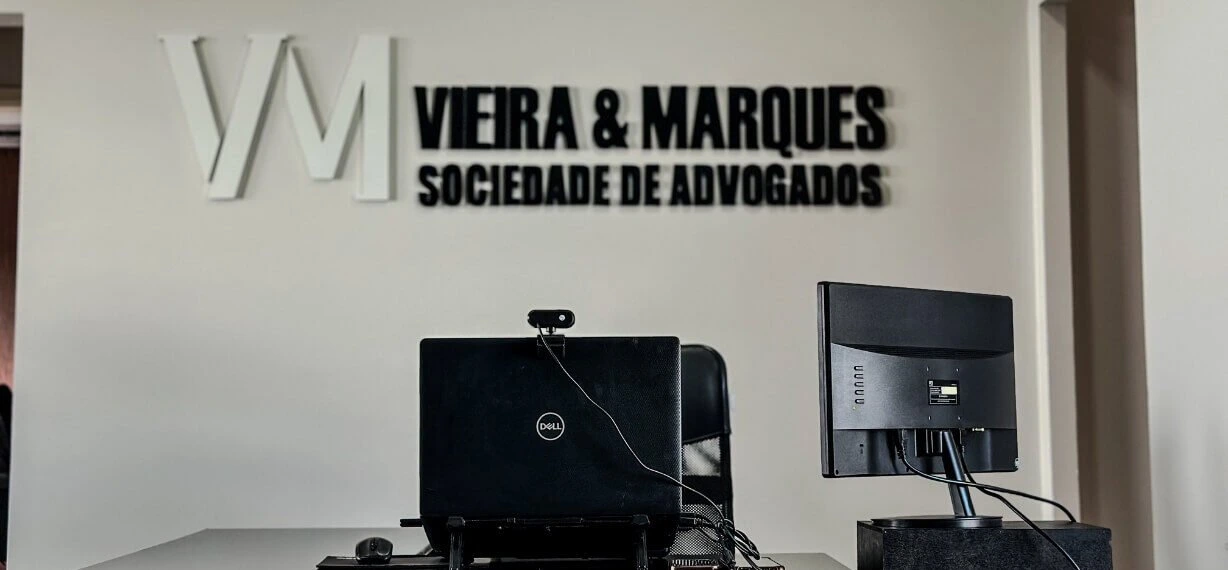Recepção do escritório Vieira & Marques